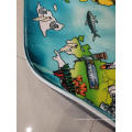 cartoon patton of carpets Bedroom play  Children's educational Road Traffic carpets